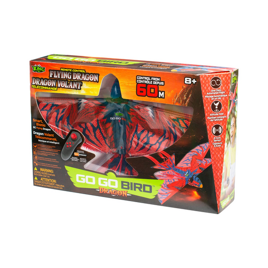 ZING - 2.4 Ghz Remote Control Flying Go Go Bird (Dragon Volant)