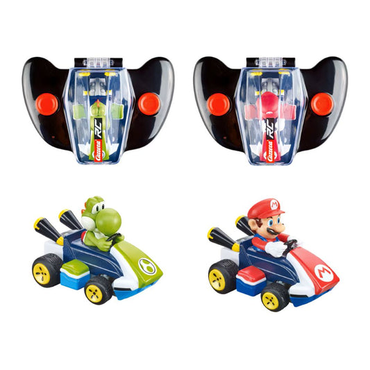 Carrera R/C Mario Kart Mini 1/50 Twin Pack Mario-Yoshi 2.4Ghz