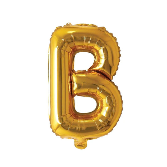16" Letter Foil Balloon "B" GOLD