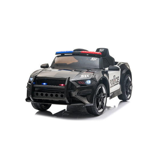 12V Kids Electric Police Ride-On Car w/ Remote Control & Light