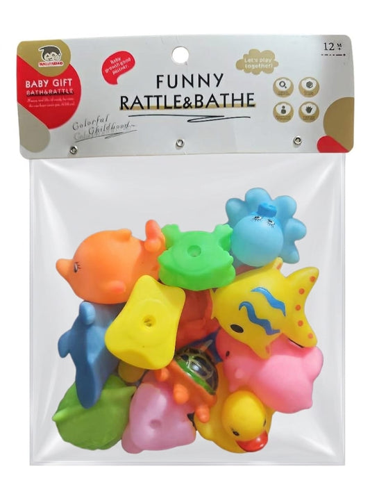 Funny Rattle & Bathe Ocean Friends Set