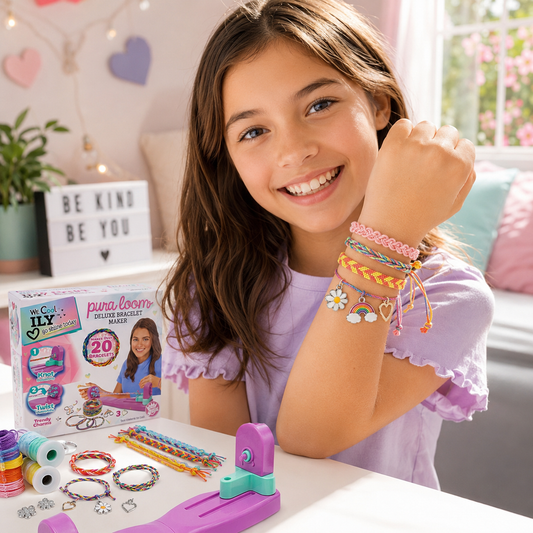 WeCool Pura Loom Deluxe – 3-in-1 Bracelet Making Kit