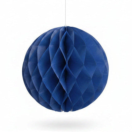 Paper Honeycomb Decoration 23cm – 1.Piece (Royal Blue)