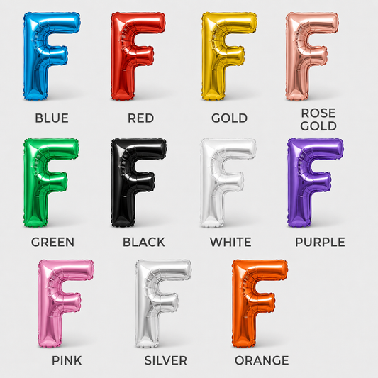 16" Foil Balloon Letter "F"