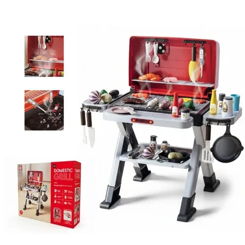 The Domestic Grill: Ultimate BBQ Playset (63-Piece)