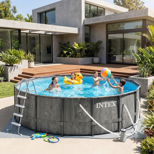 Intex Greywood Prism Frame Premium Pool Set
