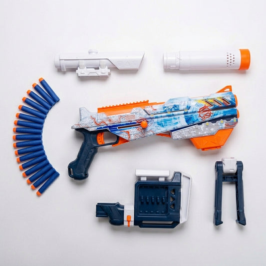 Nerf Loadout Arctic Zerostriker Blaster with 24 N1 Darts