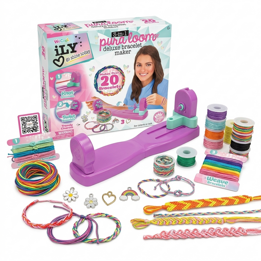 WeCool Pura Loom Deluxe β 3-in-1 Bracelet Making Kit