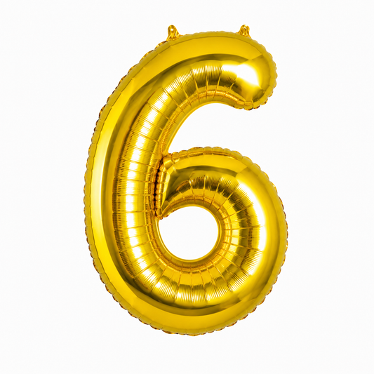Foil Balloon Number 6 (16inch,32inch,40inch)