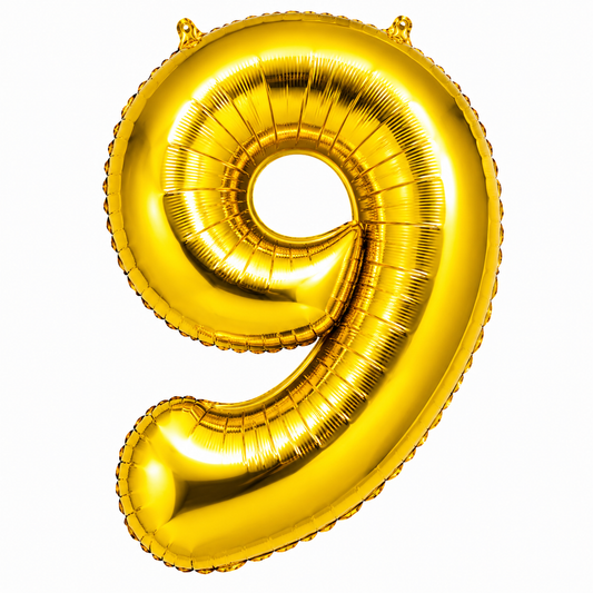 Foil Balloon Number 9 (16inch,32inch,40inch)