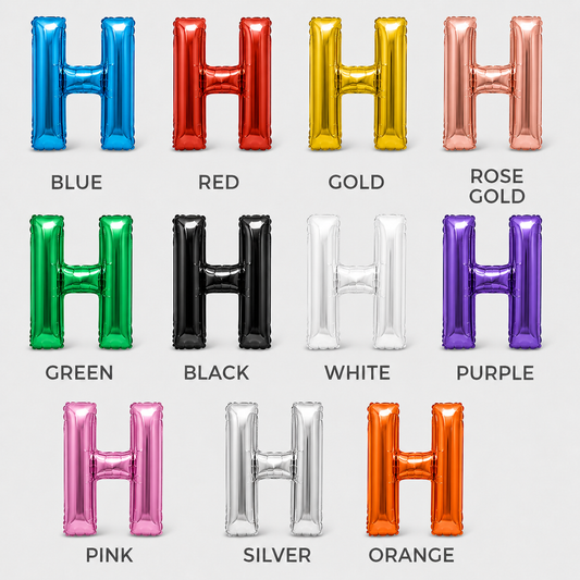 16" Foil Balloon Letter "H"