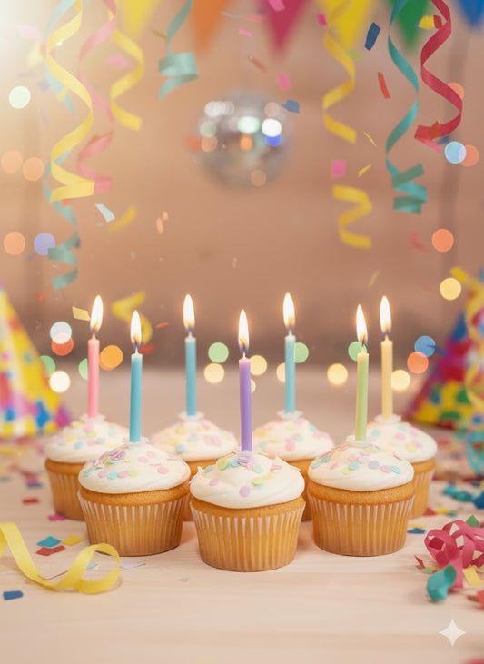Happy birthday Candle (8 PCS)