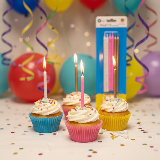 PARTY PENCIL CANDELS 4PCS