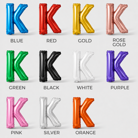16" Foil Balloon Letter "K"