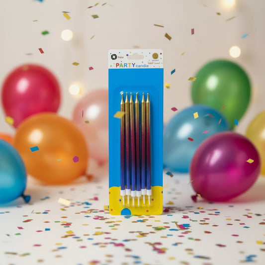PARTY PENCIL CANDELS 6.Pc