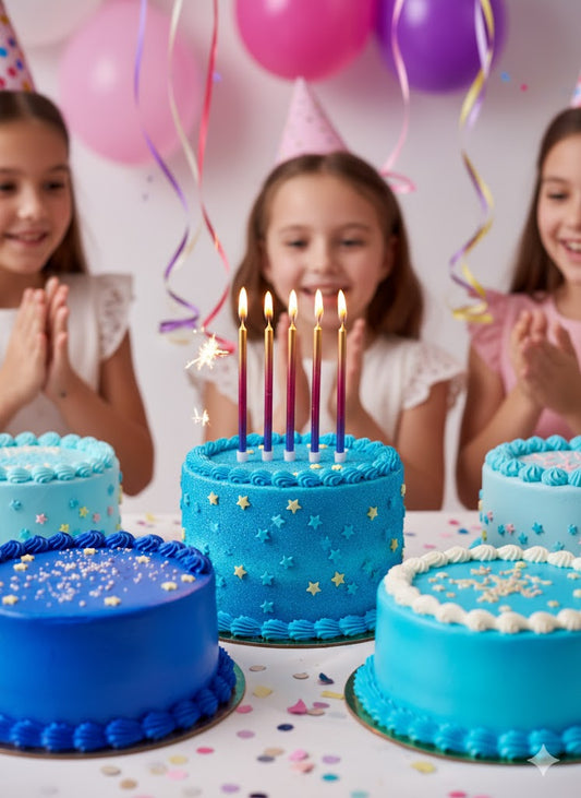 PARTY PENCIL CANDELS 6.Pc