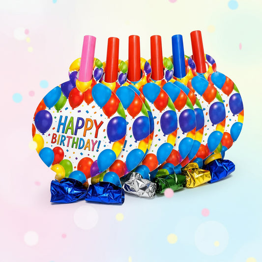 Happy Birthday Party Blow Out – 6 Piece Set