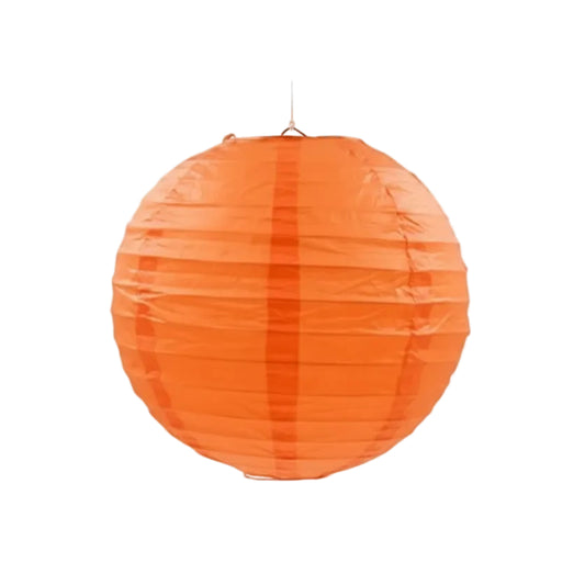 Paper Lantern Round 10-Inch (1.Pc Orange )