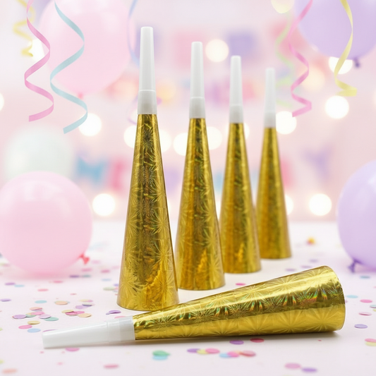 Party Blowouts Metallic Assorted – 6 Pieces