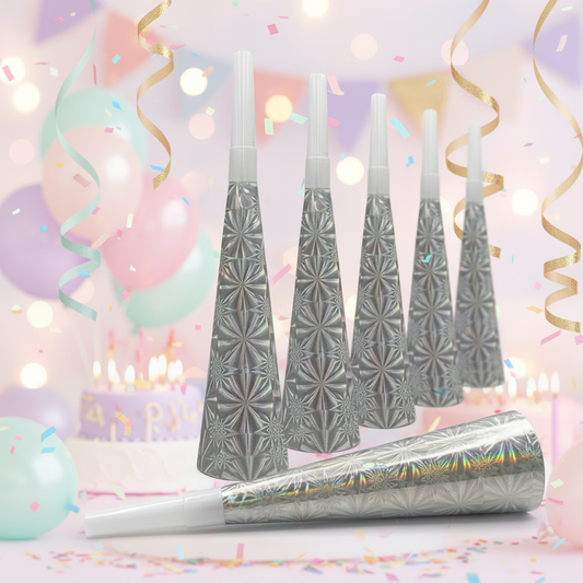 Party Blowouts Metallic Assorted – 6 Pieces