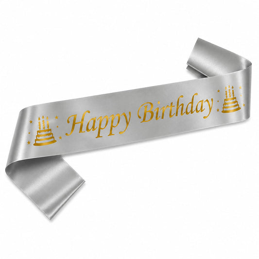 Happy Birthday Sash (For Birthday Party)