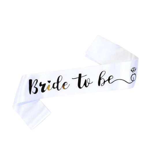 Bride To Be Sash-Perfect for bride's special celebration!