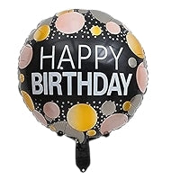 Happy Birthday Foil Balloon – 18 Inch (Helium Filled)