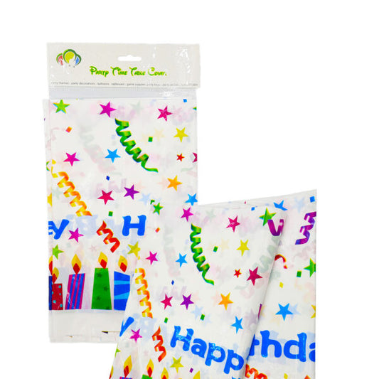 Table Cover Happy Birthday (180 x 120 cm)