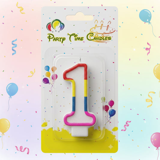 Party Number Candle – "1"