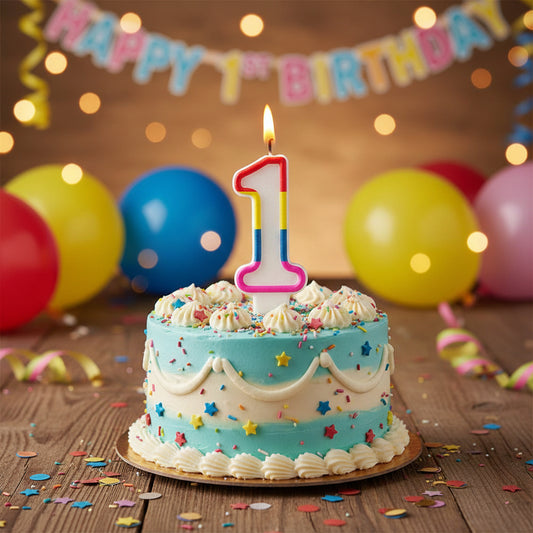 Party Number Candle – "1"
