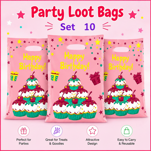 Party Loot Bag β Large (Pack of 10)