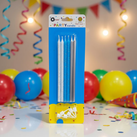 PARTY PENCIL CANDELS 6PCS