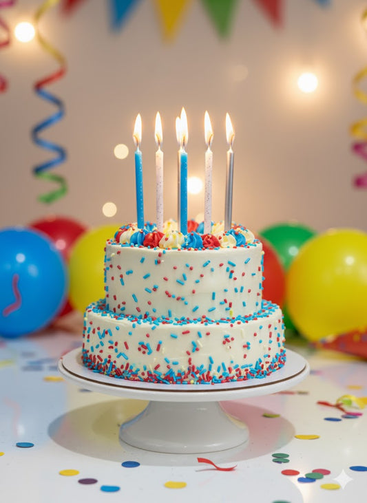 PARTY PENCIL CANDELS 6PCS