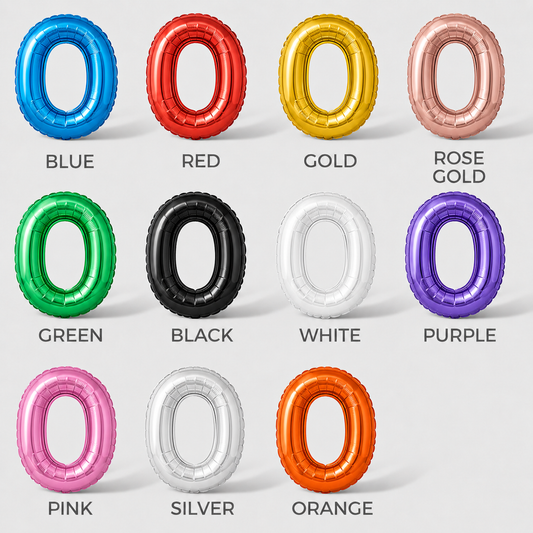 16" Foil Balloon Letter "O"
