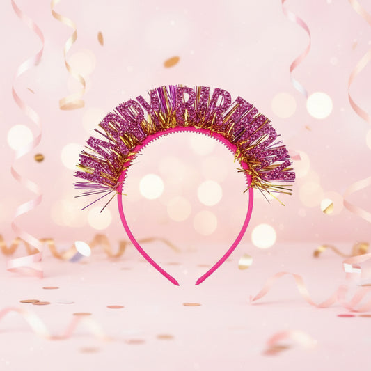 ITALO BIRTHDAY HAIRBAND (PINK)