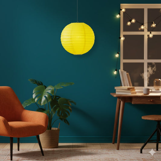 Paper Lantern Yellow (Single, 10-Inch)