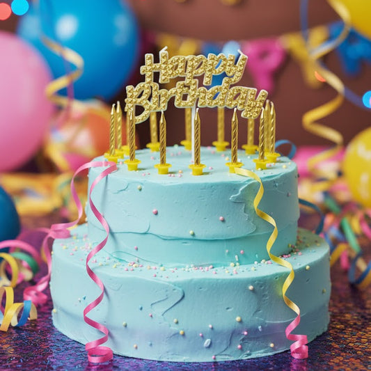 Happy birthday Candle 24 PCS GOLD