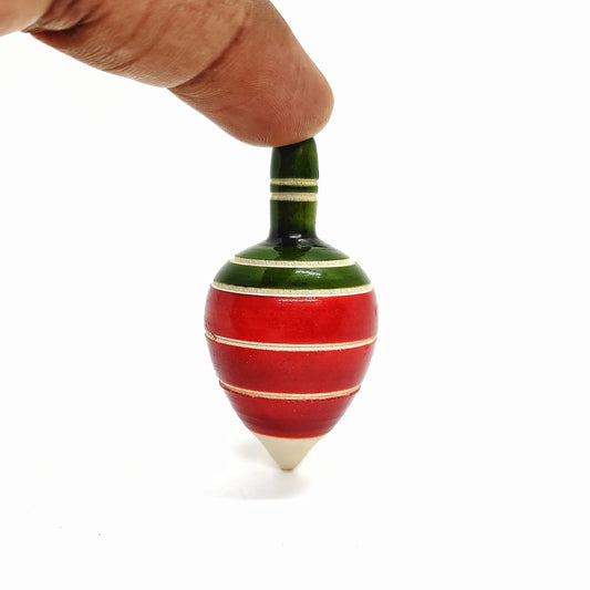 Handmade Wooden Spinning Top – 1 Piece