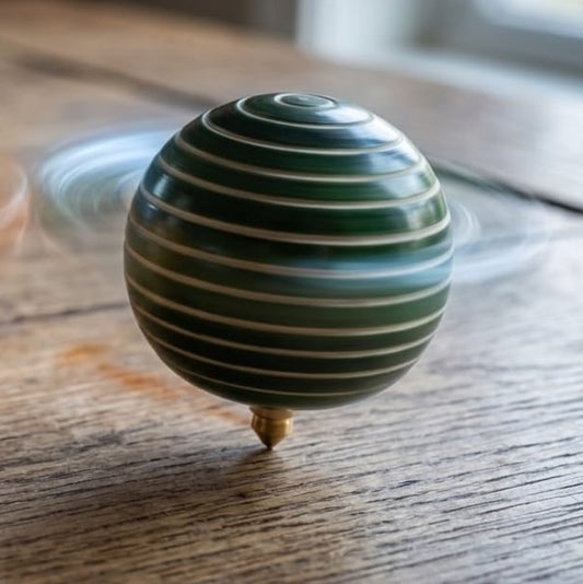 Handmade Wooden Spinning Top – 1 Piece