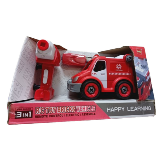 Lefei R/c Toy Bricks Vehicle Fire Engine