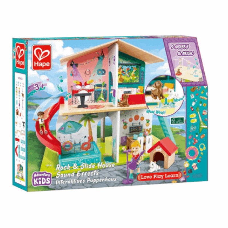 Hape Rock & Slide House - Age: 3+ Years