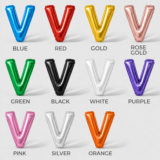 16" Foil Balloon Letter "V"