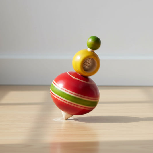 Wooden Spin Top - Eco-Friendly