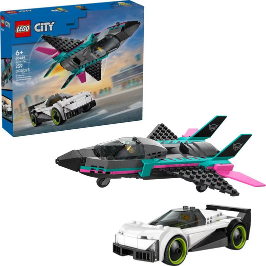 LEGO City Jet Vs. Car 60489