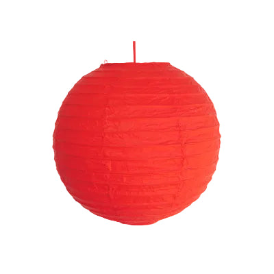 Paper Lantern Round 10-Inch (1.Pc Red)
