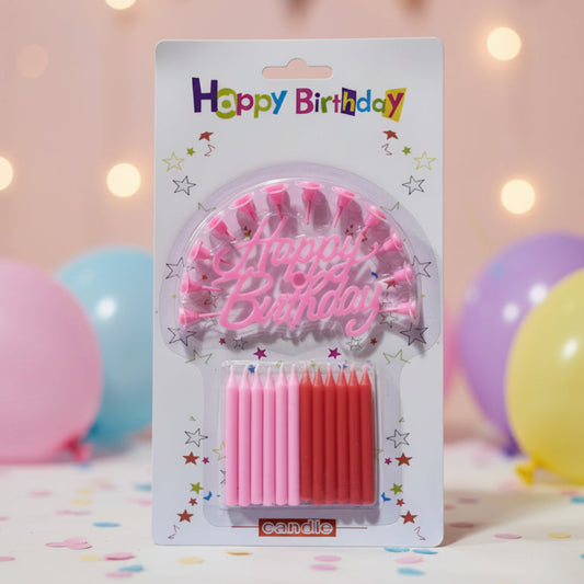 Happy birthday Candle 12 PCS