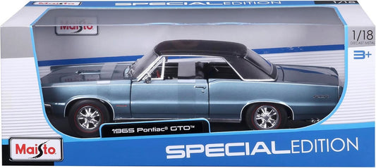 Maisto 1:18 SP. ED. (A) - 1965 Pontiac GTO Met Blue