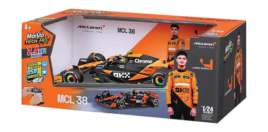 Maisto 1:24 F1 - McLaren Team MCL38 (Miami GP) Lando Norris - Black with Orange