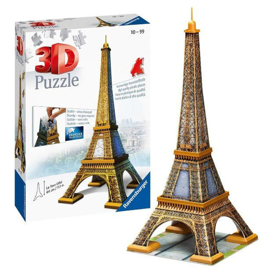Ravensburger 3D Eiffel Tower 216 Pcs - 3D Jigsaw Puzzle