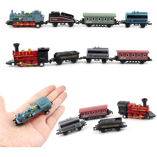 Vintage Pull Back Dicast Train Set